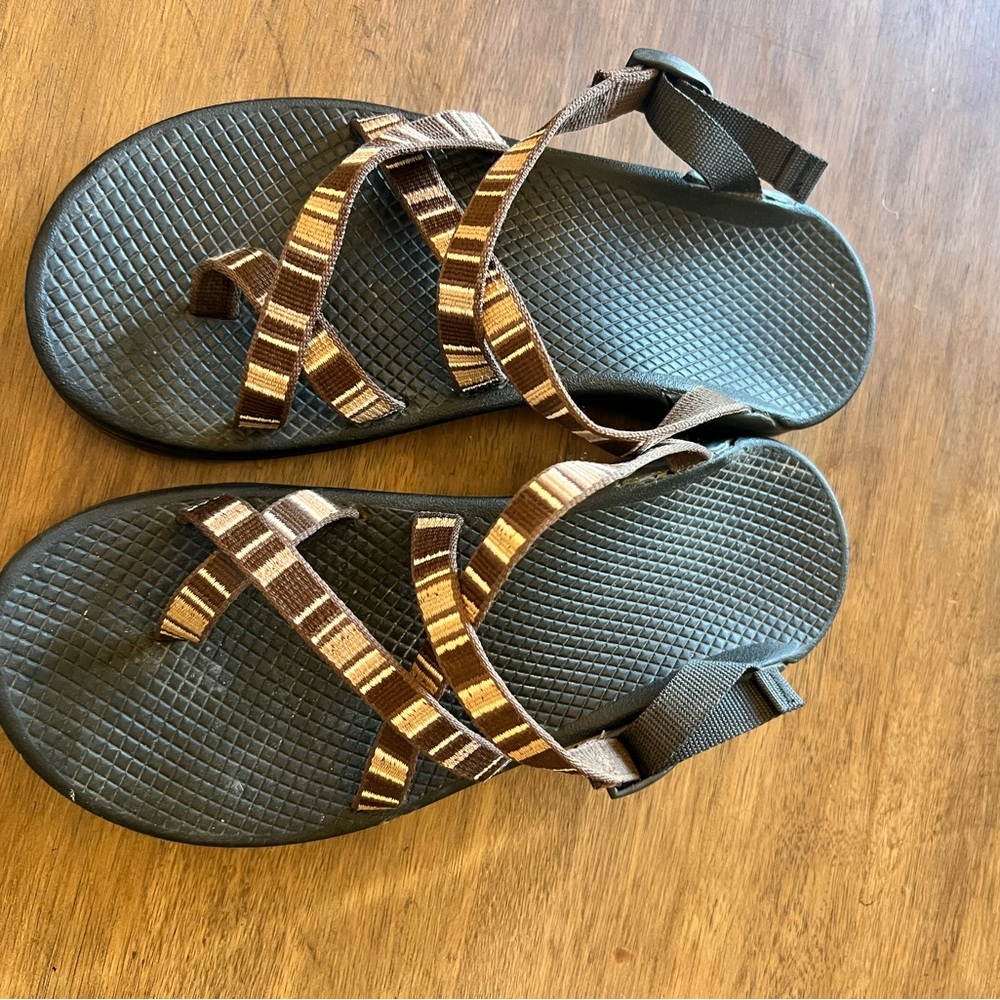 Chaco Brown and Tan Sandals